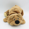 Ancienne peluche doudou chien ours beige marron Rumple FISHER PRICE Vintage 1993