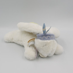 Doudou et compagnie lapin blanc bleu jaune bandeau Atawa Tutti Frutti
