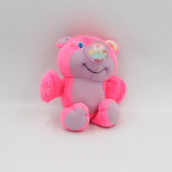 Peluche ours rose NOSY BEAR gâteau HASBRO Vintage petit modèle