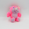 Peluche ours rose NOSY BEAR gâteau HASBRO Vintage petit modèle