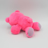 Peluche ours rose NOSY BEAR gâteau HASBRO Vintage petit modèle