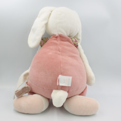 Doudou eveil lapin blanc rose Myrtille et Capucine MOULIN ROTY