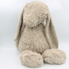 Grand doudou peluche lapin beige JELLYCAT