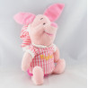 Doudou cochon Porcinet en pyjama mauve DISNEY NICOTOY