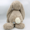 Grand doudou peluche lapin beige JELLYCAT