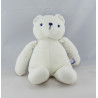 Doudou ours blanc couché SUCRE D'ORGE