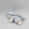 Doudou poupée lutin garçon rayé bleu TARTINE ET CHOCOLAT