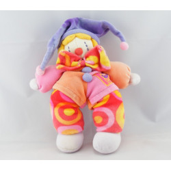 Doudou Gino le clown rose MOULIN ROTY