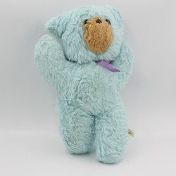 Ancienne peluche ours bleu CHAMTI PAMPERS