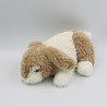 Peluche lapin beige blanc BOULGOM