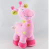 Doudou girafe rose POMMETTE