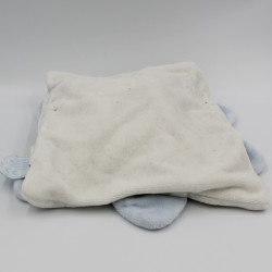 Doudou et compagnie plat lapin blanc bleu pétale Célestin Mon doudou à moi