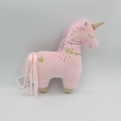Doudou licorne rose MOTS D'ENFANTS