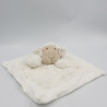 Doudou plat mouton blanc Oscar J-LINE