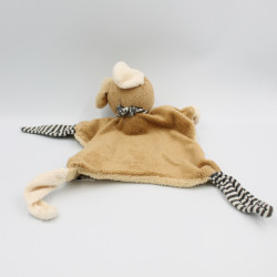 Doudou plat chien beige noir rayé STERNTALER