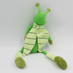 Doudou criquet sauterelle verte Annabelle LES PETITES MARIE