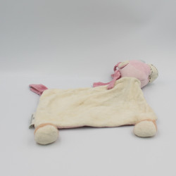 Doudou plat licorne rose BENGY