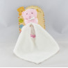 Doudou plat ours rose mouchoir Baby nat 