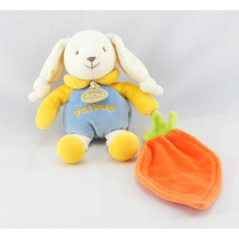 Doudou et compagnie souris ptit doux bordeaux mouchoir 