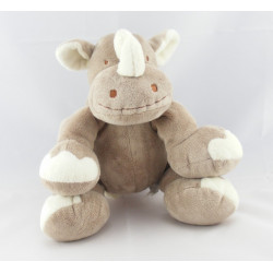 Doudou plat rhinocéros orange KITCHOUN KIABI