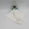 Doudou Hippopotame gris bleu jaune mouchoir BABY NAT