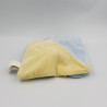 Doudou plat chien lapin papillon bleu jaune BABY NAT