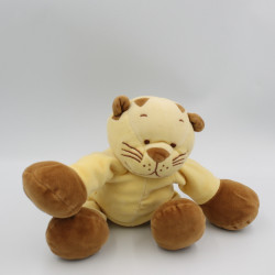 Doudou tigre lion écru...