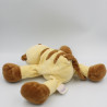 Doudou tigre lion écru marron NOUKIE'S 27 cm