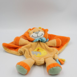 Doudou plat carré lion...