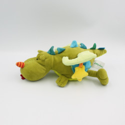 Doudou dragon vert Walter LILLIPUTIENS
