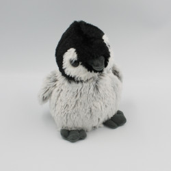 Peluche pingouin gris noir NAUSICAA WILD REPUBLIC