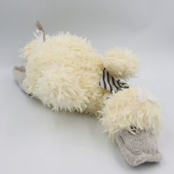 Peluche canard blanc gris BUKOWSKI