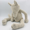 Doudou peluche renard gris beige PRINTEMPS NOUNOURS