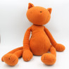 Doudou peluche chat orange PRINTEMPS NOUNOURS