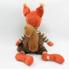 Doudou écureuil orange marron Jumpy BUKOWSKI