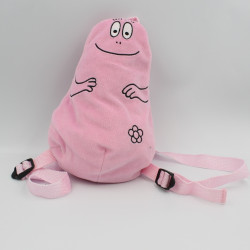 Doudou peluche sac à dos Barbapapa rose 2013