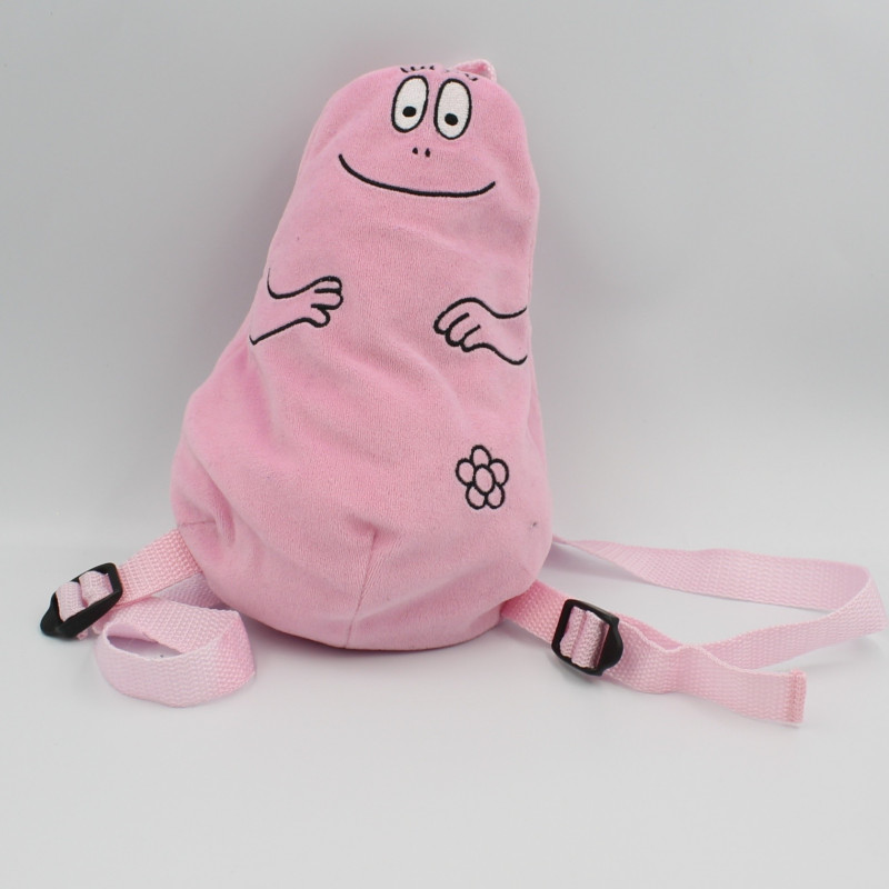 Doudou peluche sac à dos Barbapapa rose 2013