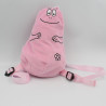 Doudou peluche sac à dos Barbapapa rose 2013