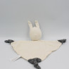 Doudou plat lapin blanc gris SIMBA TOYS