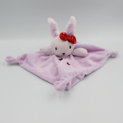 Doudou plat lapin mauve...