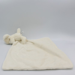 Doudou mouton blanc écru mouchoir JELLYCAT