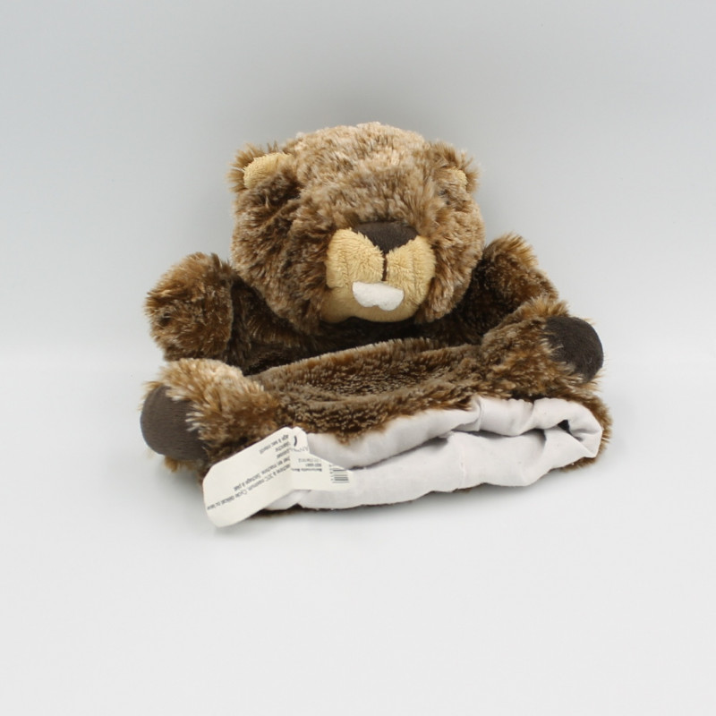 Doudou peluche marionnette marmotte IMAGIN
