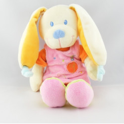 Doudou chien lapin robe rose oiseau maison NICOTOY