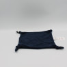 Doudou plat carré bleu marine blanc rayé VERTBAUDET