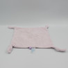 Doudou plat carré rose mauve Chat Marie Les Aristochats Disney Carrefour
