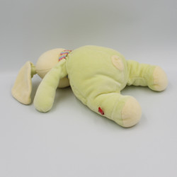 Doudou lapin vert anis TEX 28 cm
