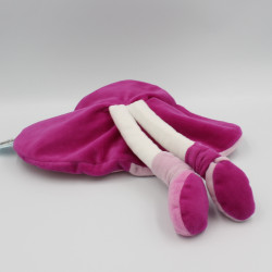 Doudou plat chat rose Les Masquès BABY NAT