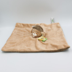 Doudou plat souris marron beige TROSTISAR