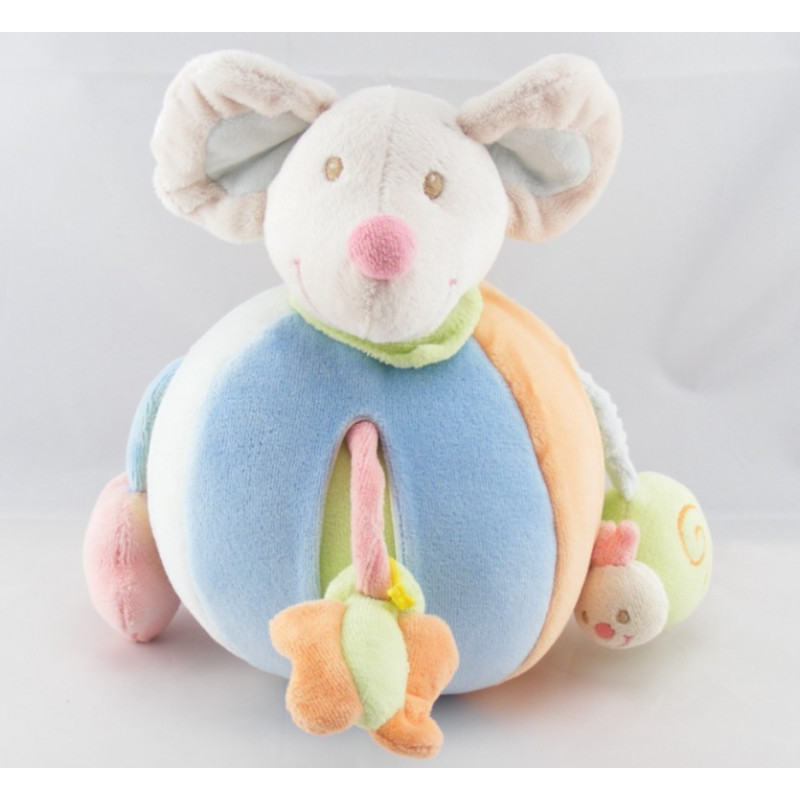 Doudou souris rose papillon NATTOU 