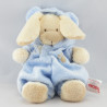 Doudou ours déguisé en lapin bleu NICOTOY